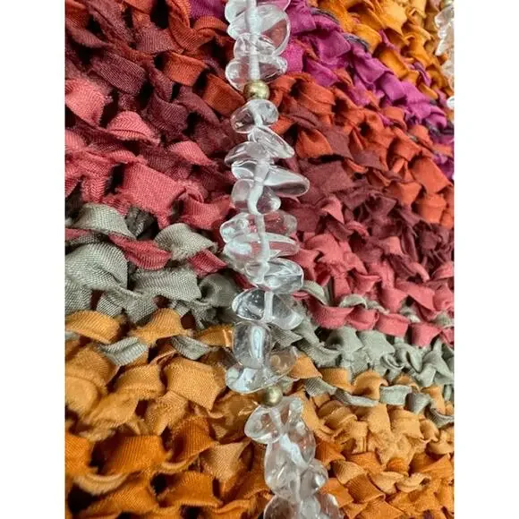 Anthropologie Rock Crystal Pearl Necklace - Picture 2 of 3